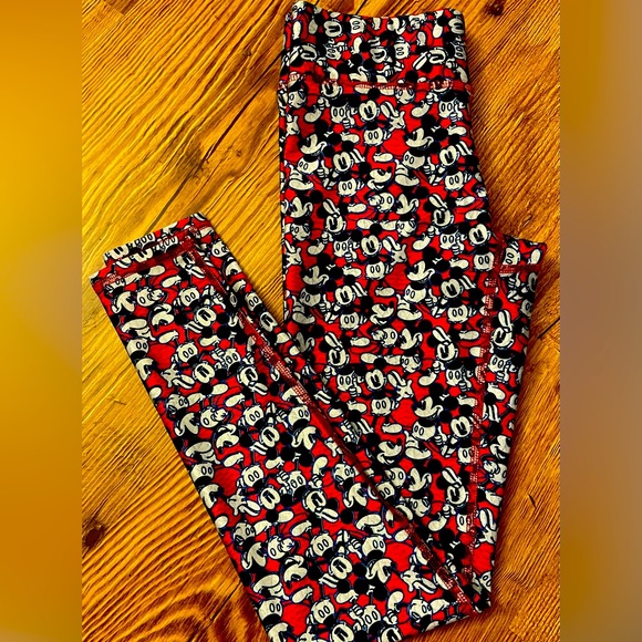 Terez: Disney Mickey Mouse, Hi Shine pants/leggings. Limited Edition - Picture 1 of 4
